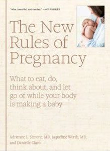 The cover of the new rules of pregnancy.